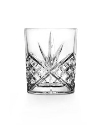Dublin Crystal Double Old-Fashioned Glasses, Set of 8