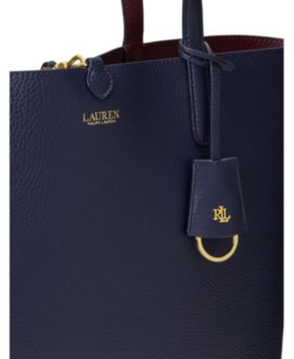 Faux-Leather Reversible Tote Bag