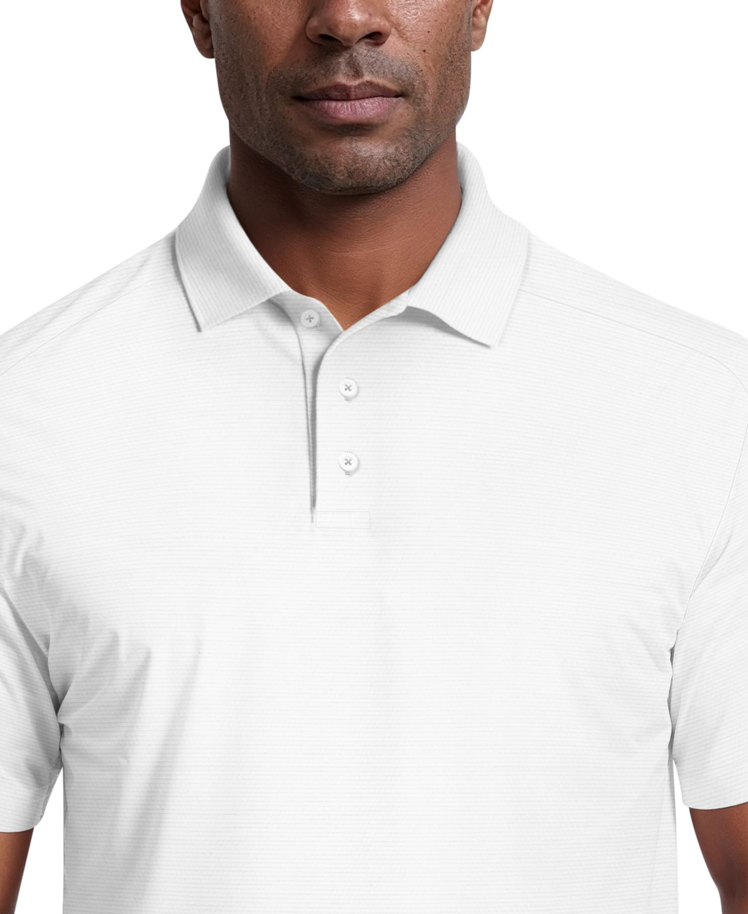 Men's Solid Cooling Texture Polo Shirt