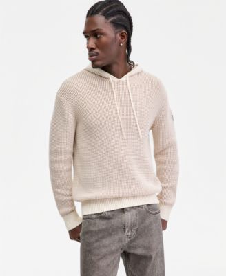 GUESS - Men's Waffle Hoodie Sweater