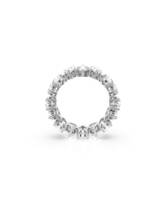 Silver-Tone Plated Matrix Vittore Ring