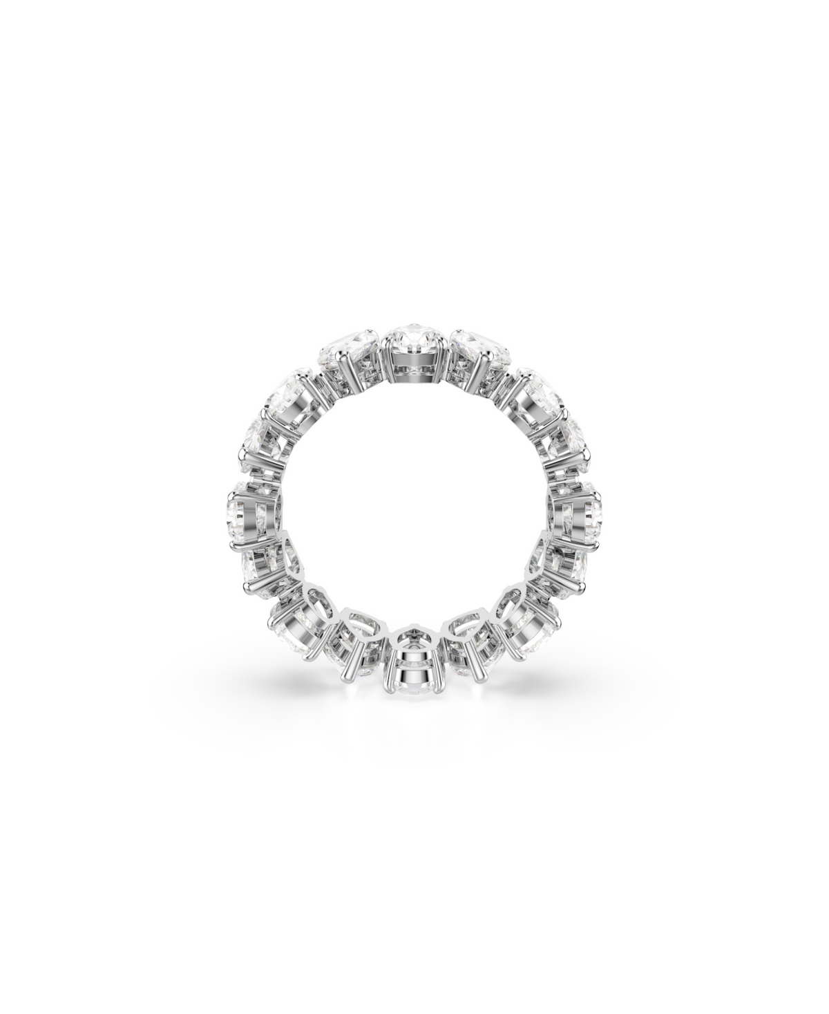 Swarovski Silver-Tone Plated Matrix Vittore Ring