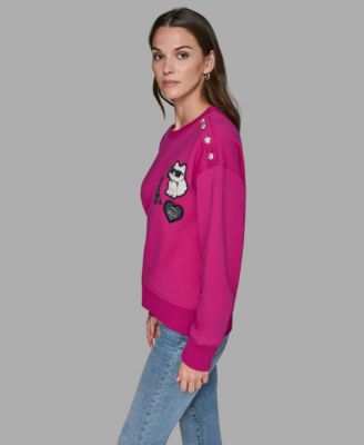 Women's Choupette Patch Long-Sleeve Sweatshirt