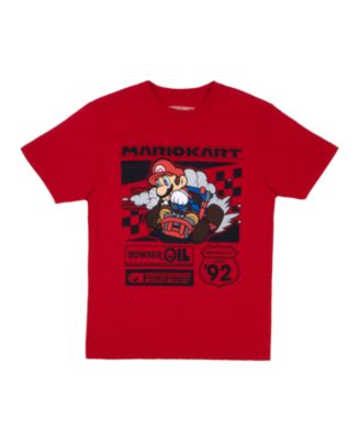 Big Boys Super Mario Kart 3 Piece Crewneck T-Shirt Bundle Set