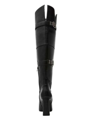 Women's Vivii Over-The-Knee Buckle Boots, Macy's Exclusive