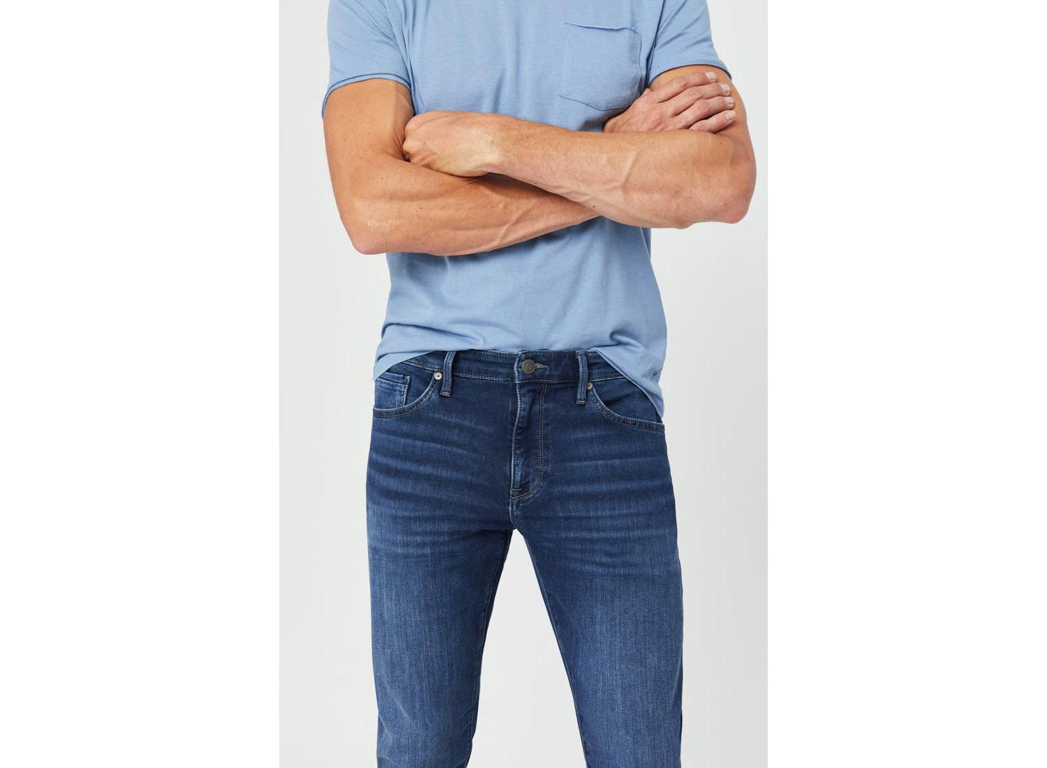 Men's Jake Slim Leg Jeans In Dark Indigo Athletic