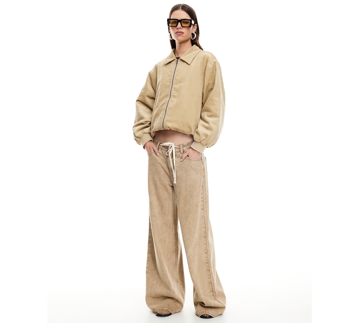 Lioness Women's Muse Front-zipper Jeans In Brown