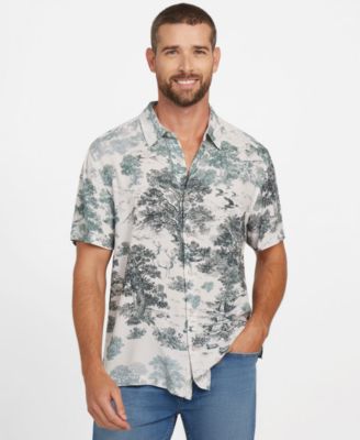 GUESS - Men's Forest Toile Short-Sleeve Shirt
