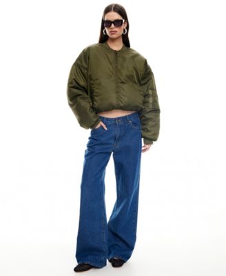 Women's Essential Zippered Bomber Jacket