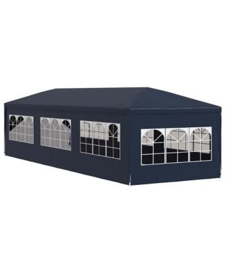 Party Tent Blue Polyethylene Large Water-resistant materials