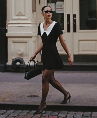 Women's Azra Short-Sleeve Collar Dress