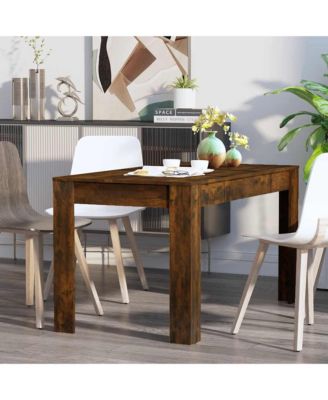 Dining Table Smoked oak Engineered wood Medium Durable