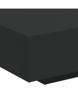 Coffee Table Black Engineered wood Low Coffee Table Coffee Table