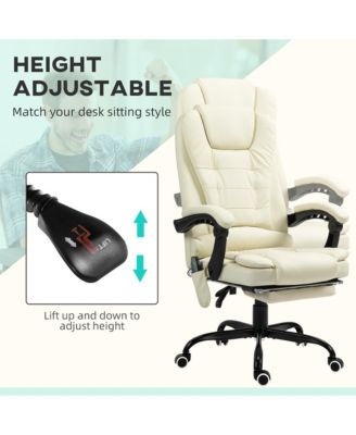 7-Point Vibrating Massage Office Chair with High Back
