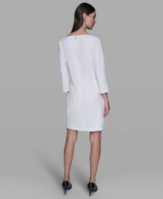 Women's Scuba Crepe Sheath Dress