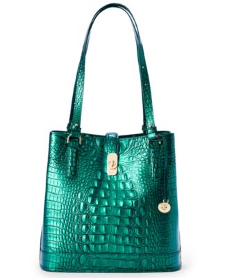 Brahmin Fiora Melbourne Medium Leather Bucket Handbag - Macy's