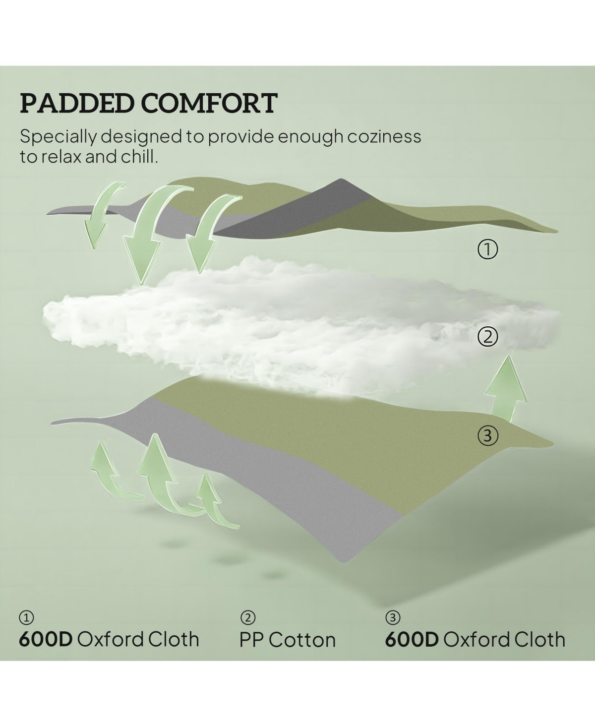 Outsunny Outdoor Rocking Chairs Set of 2, Folding Outdoor Rocker Set,