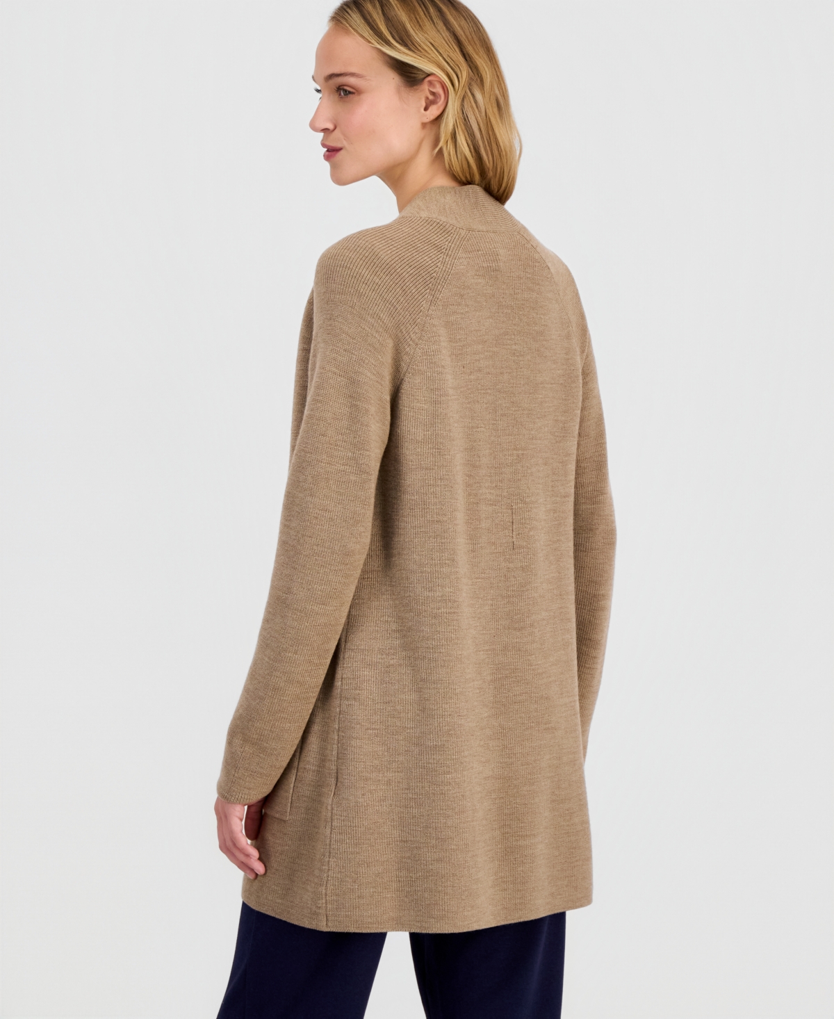 Eileen Fisher Women's Long-Sleeve Cardigan Sweater, Regular and Plus