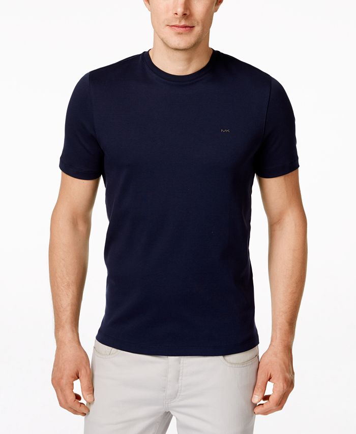 Michael Kors Men's Basic Crew Neck T-Shirt & Reviews - T-Shirts - Men -  Macy's