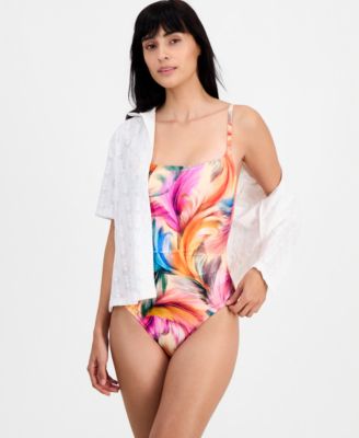 Women's Scoop Neck One-Piece Swimsuit