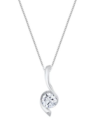 Sirena - Lab Grown Diamond Pendant Necklace (2 ct. t.w.) in 14K Gold