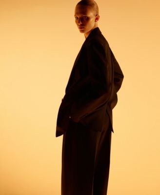 Women's Wool Blend Suit Pants