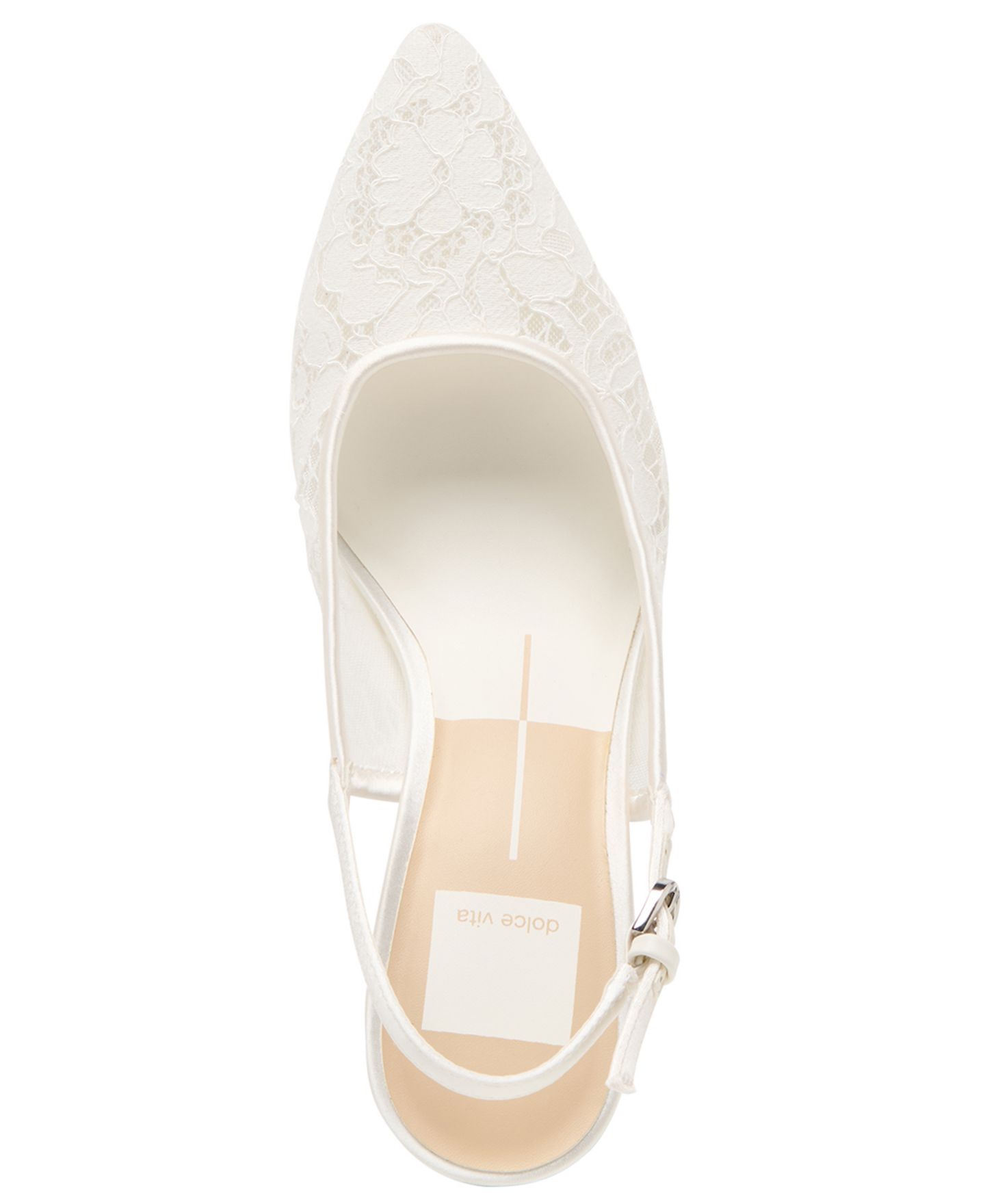 Женские туфли Dolce Vita Yami Lace Pumps, цвет: Насыщенный белый — фото 4