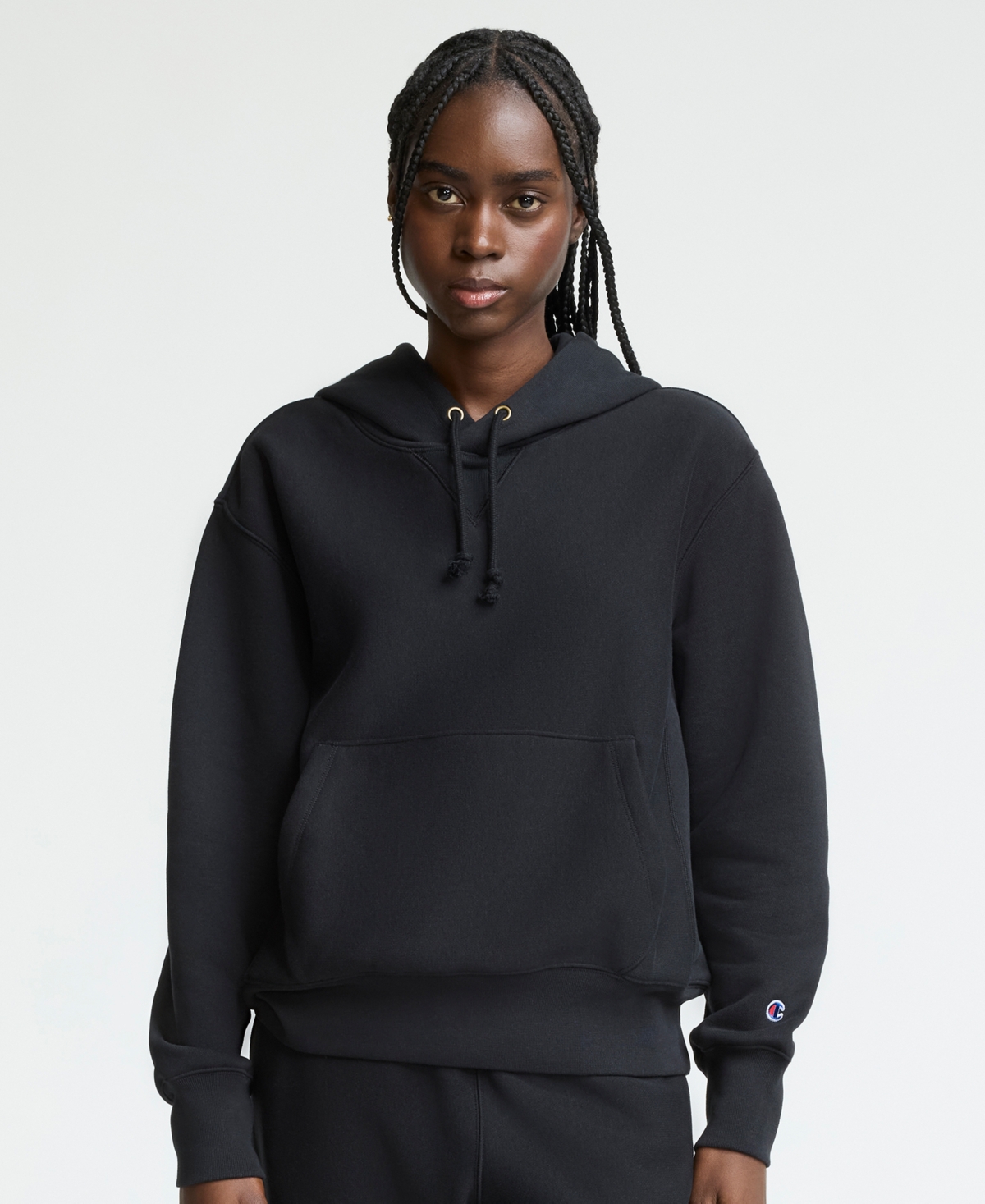 Champion Women's Reverse Weave Loose Fit Hoodie Sweatshirt