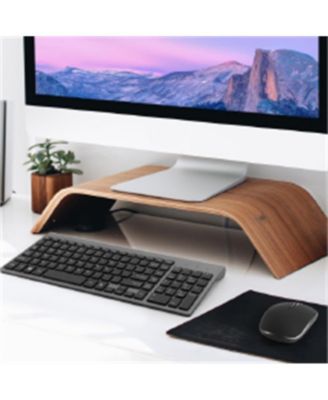 Wireless Keyboard and Mouse Combo - Scissor Ultra-Thin Silent Ergonomic Keyboard with Numeric Keys - 2.4G Receiver for PC, Laptop, Desktop - Iron Gray