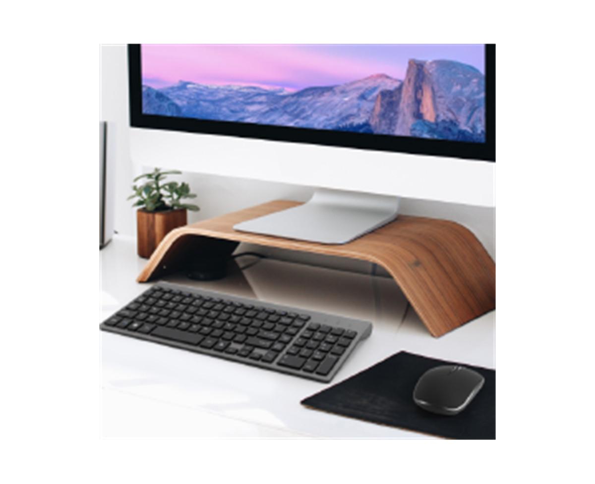 Wireless Keyboard and Mouse Combo - Scissor Ultra-Thin Silent Ergonomic Keyboard with Numeric Keys - 2.4G Receiver for Pc, Laptop, Desktop