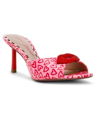 Betsey Johnson - Women's Casidy Rhinestone Lips Mules