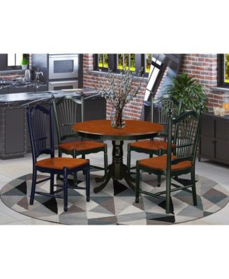 Dining Room Set Black & Cherry
