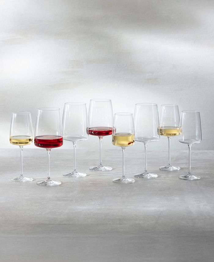 Zwiesel Glas Sensa Red & White Wine Glasses, Set of 8 - White - No Size ‼️Only 6‼️