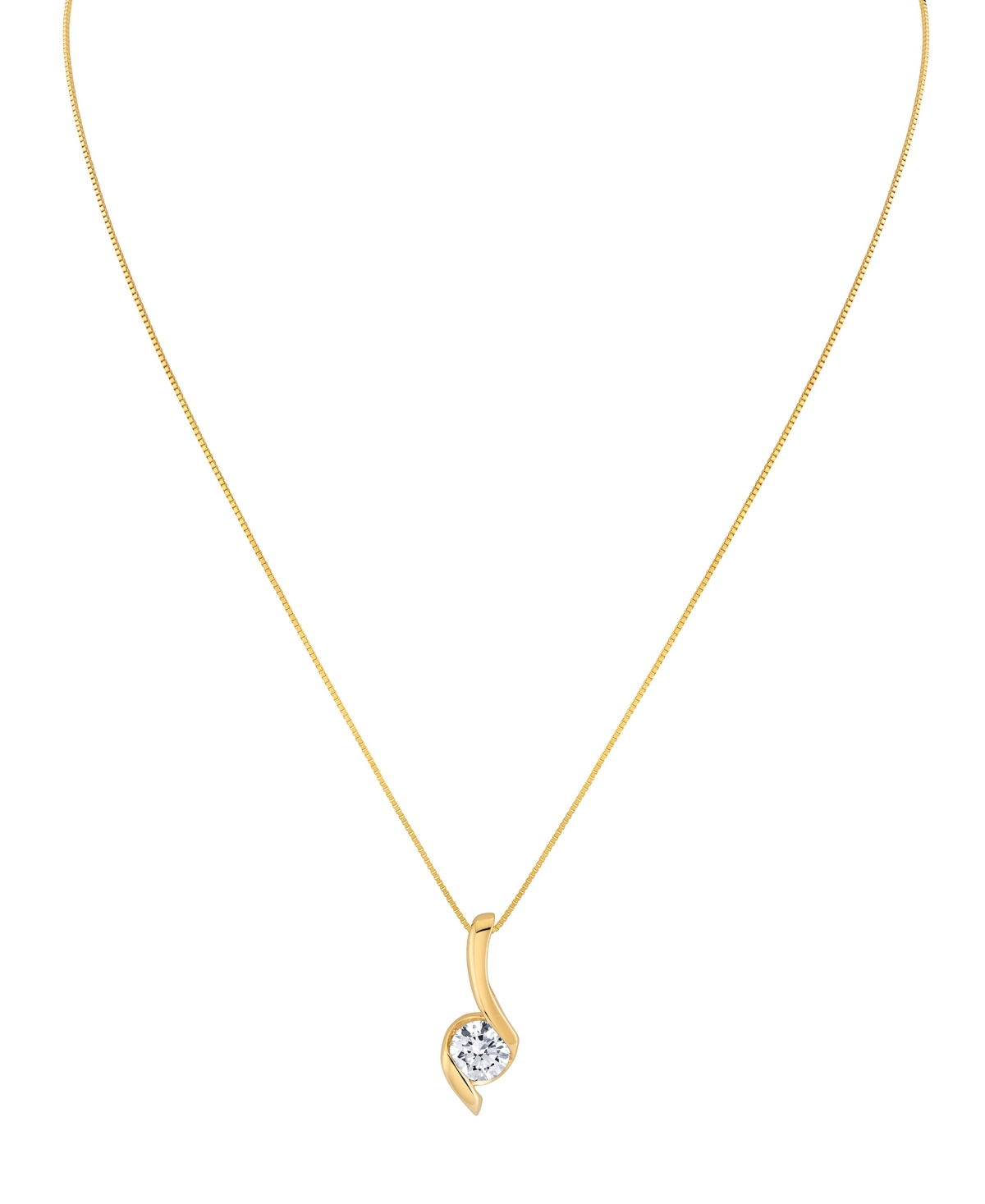 Sirena Lab Grown Diamond Signature Pendant Necklace (1-1/2 Ct. T.w.) In 14k White Gold (also In 14k Yellow  In Gold