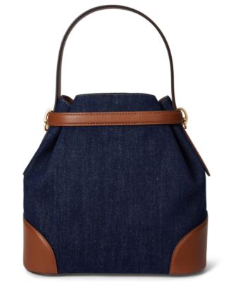 Small Denim Blaike Bucket Bag