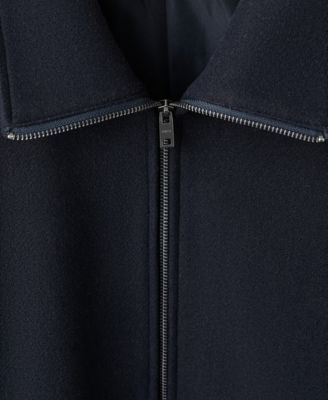 Men's Zip Textured Jacket