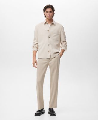 Men's Regular Fit Flannel Overshirt