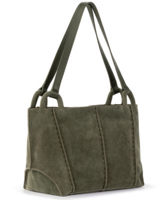 Los Feliz Leather Zipper Satchel Bag