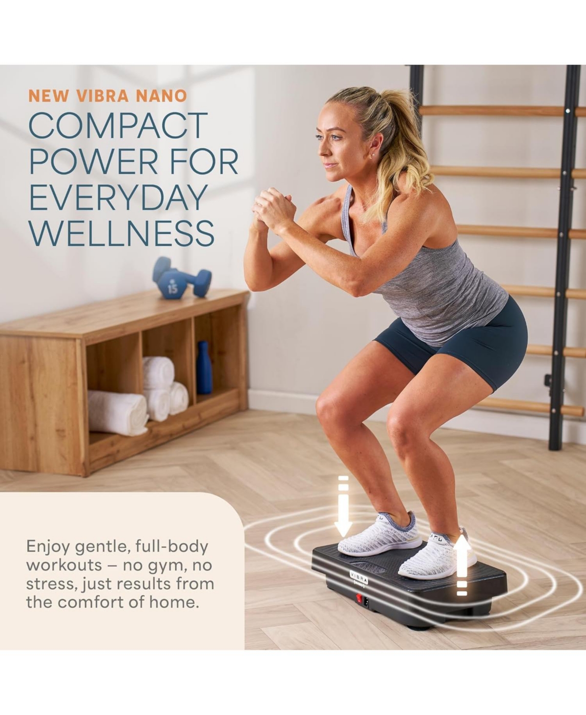 Lifepro VibraNano Vibration Plate for Lymphatic Drainage