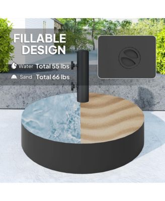 Patio Umbrella Base Umbrella Sd, /Water Filled,