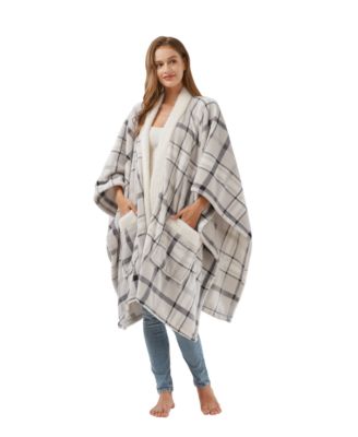 Cozy Plush Printed Wrap, 50" x 70", Exclusively at Macy’s