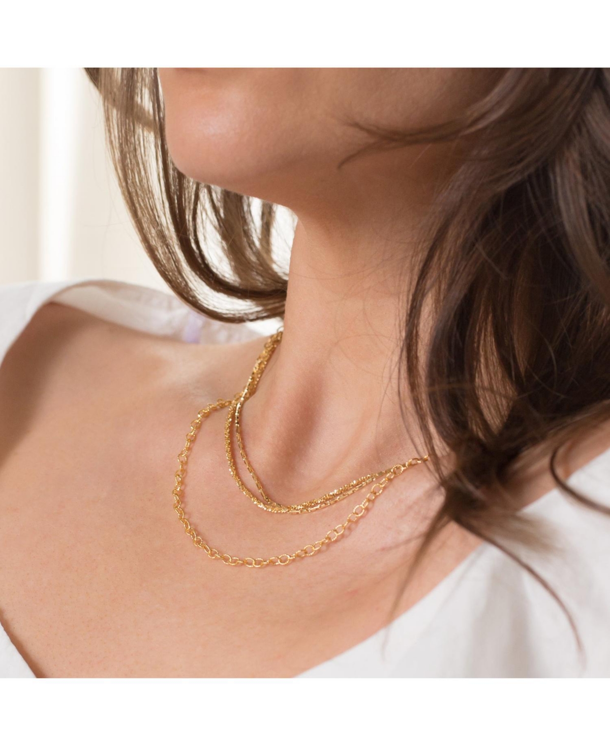 Bearfruit Jewelry Sterling Silver Sharon Basic Chain Necklace