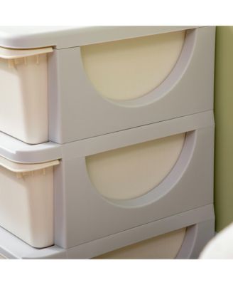 22.25&amp;#x22; 3 Tier Kids Storage Unit Dresser Tower