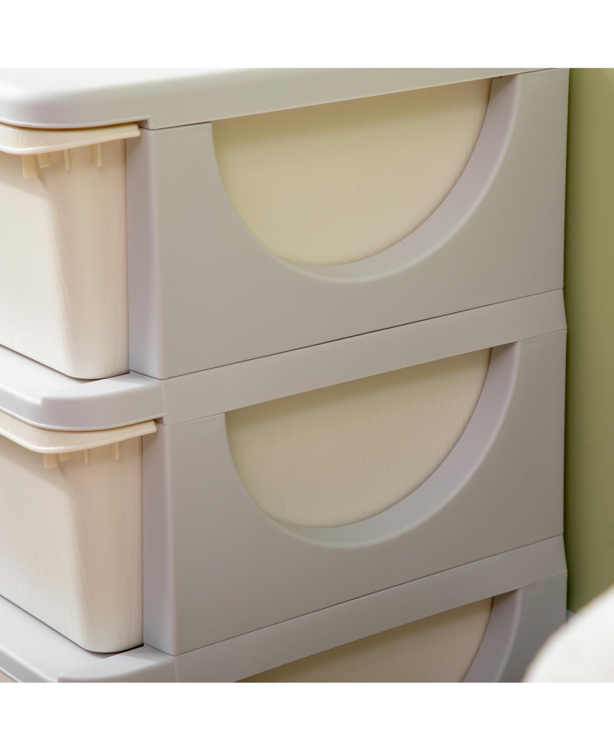 Qaba 22.25" 3 Tier Kids Storage Unit Dresser Tower