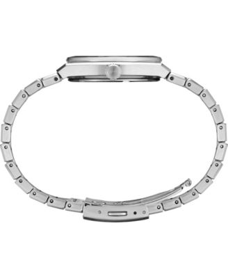 Women's Diamonds Silver Stainless Steel Bracelet Watch, 34mm 