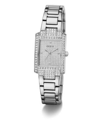Women's Silver-Tone Glitz Analog Watch, 23mm