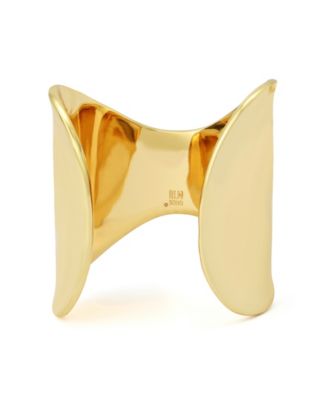 Gold Vintage Geometric Statement Cuff Bracelet