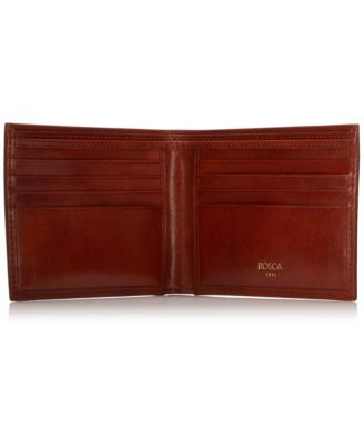 Men's Old Leather 8 Pocket Wallet RFID