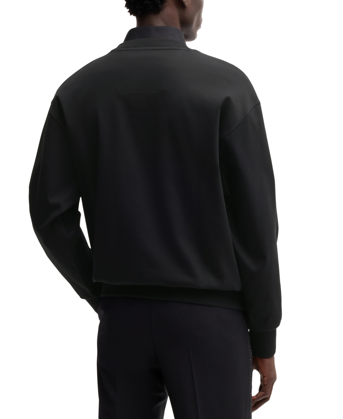 Boss by Hugo Men's Relaxed Fit Monogram Cotton Sweatshirt