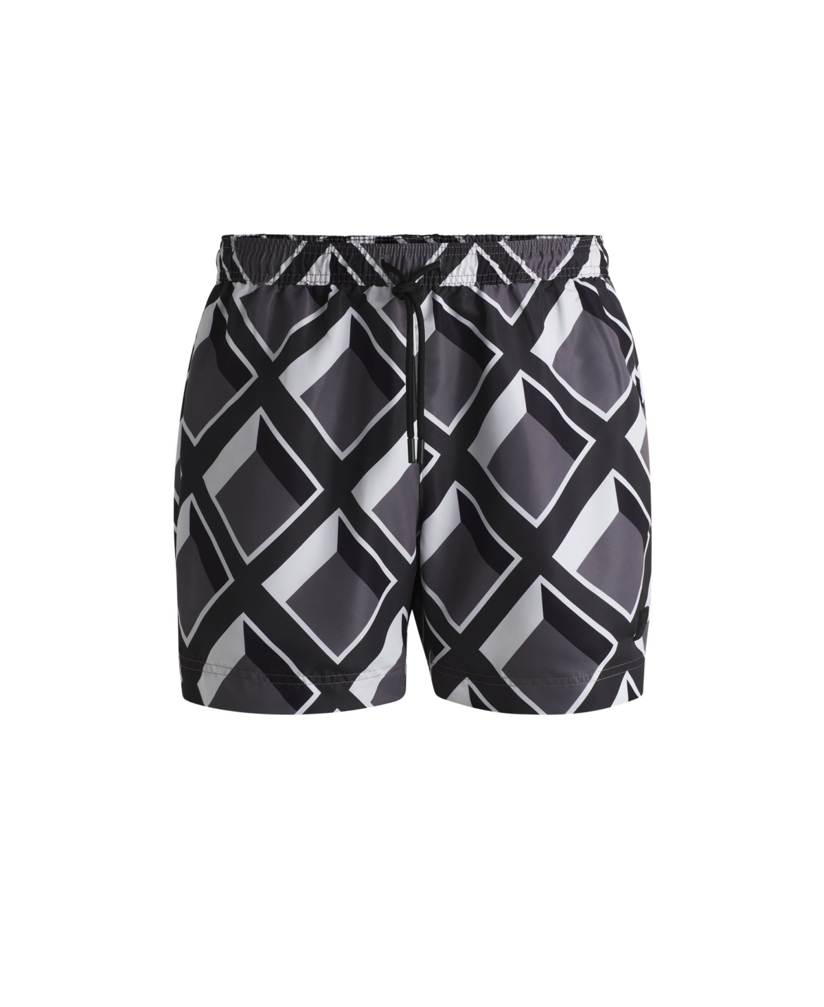 Boss by Hugo Men's Drawstring Printed Swimsuit
